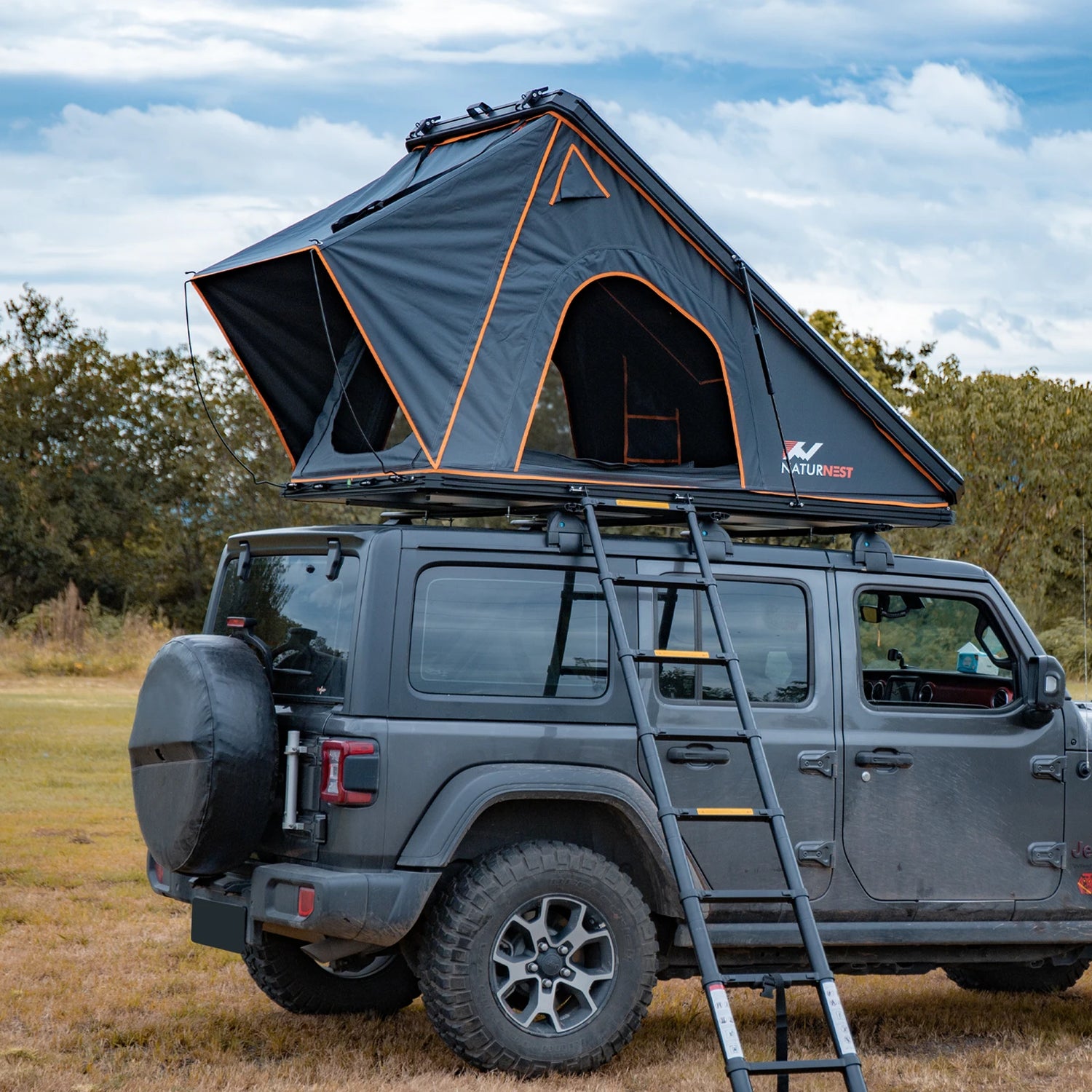 Naturnest Rooftop Tent Hard Shell, Nature Nest Roof Top Tent Hardshell Rooftop Tent For Van Jeep SUV Truck Car Tents For Camping