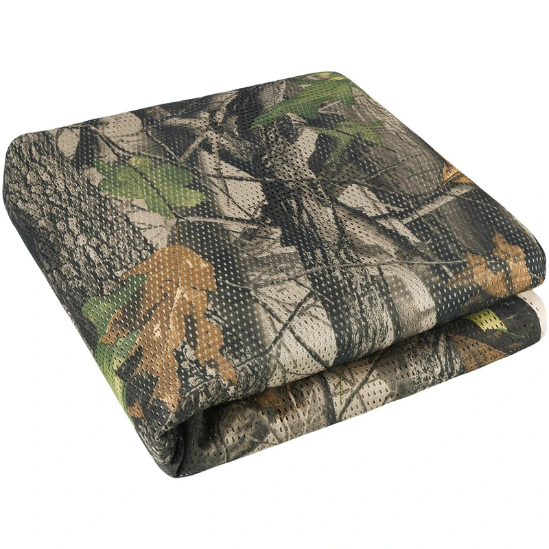 Quiet Camouflage Netting Hunting Duck Blinds Cover Bird Watching Shooting Outdoor Photography Camo  Mesh Cloth Shelter