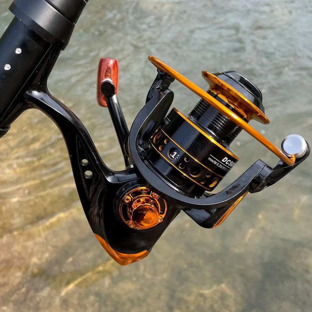 Metal Spool Fishing Reels 5.2:1 High Speed Carp Spinning Reels Saltwater Reel Fishing Accessories