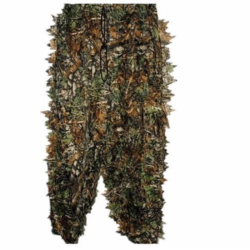 Unisex Chasse Top Paintball Ghillie Suit Camouflage 3d Leaf Realtree Sniper Outdoor Recreation Adventure Hunting Clothes