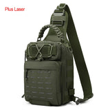 Tactical Camping Bag Backppack Chest Sling Outdoor FIshing Lure Rod Men Sports Handbags Shoulder Laser Molle Hunting Hiking Bags