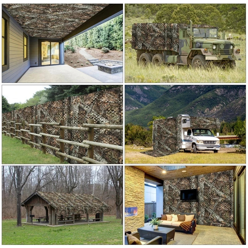 Camouflage Nets 2x4 1.5x3 10 Army Meadow Strengthens Decorative Camping Camo Netting Hunting Canopy For Blinds Duck Sun Shelter