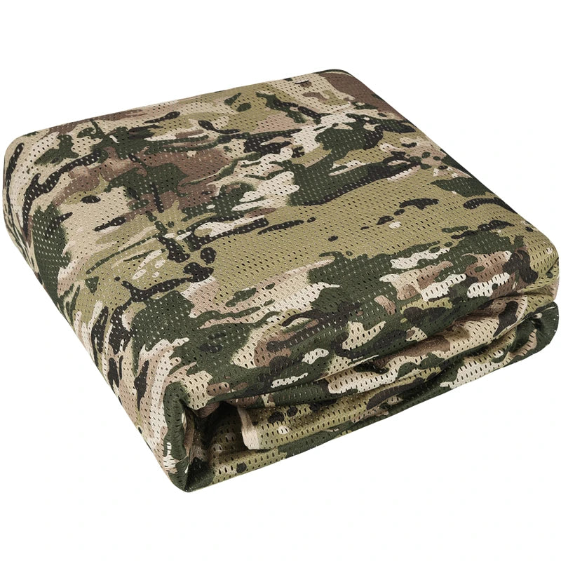 Quiet Camouflage Netting Hunting Duck Blinds Cover Bird Watching Shooting Outdoor Photography Camo  Mesh Cloth Shelter