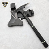 Outdoor Hammer Tactical Axe Set Quick Draw Self Defense Survival Equipment Camp Engineer Axe Steel Reinforced Hand Axe