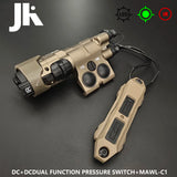 Sotac CNC Metal MAWL Green Laser Aiming Device C1+ Vis light & IR Illumination + Vis Green Laser & IR Laser EC2 Endcap for Rifle