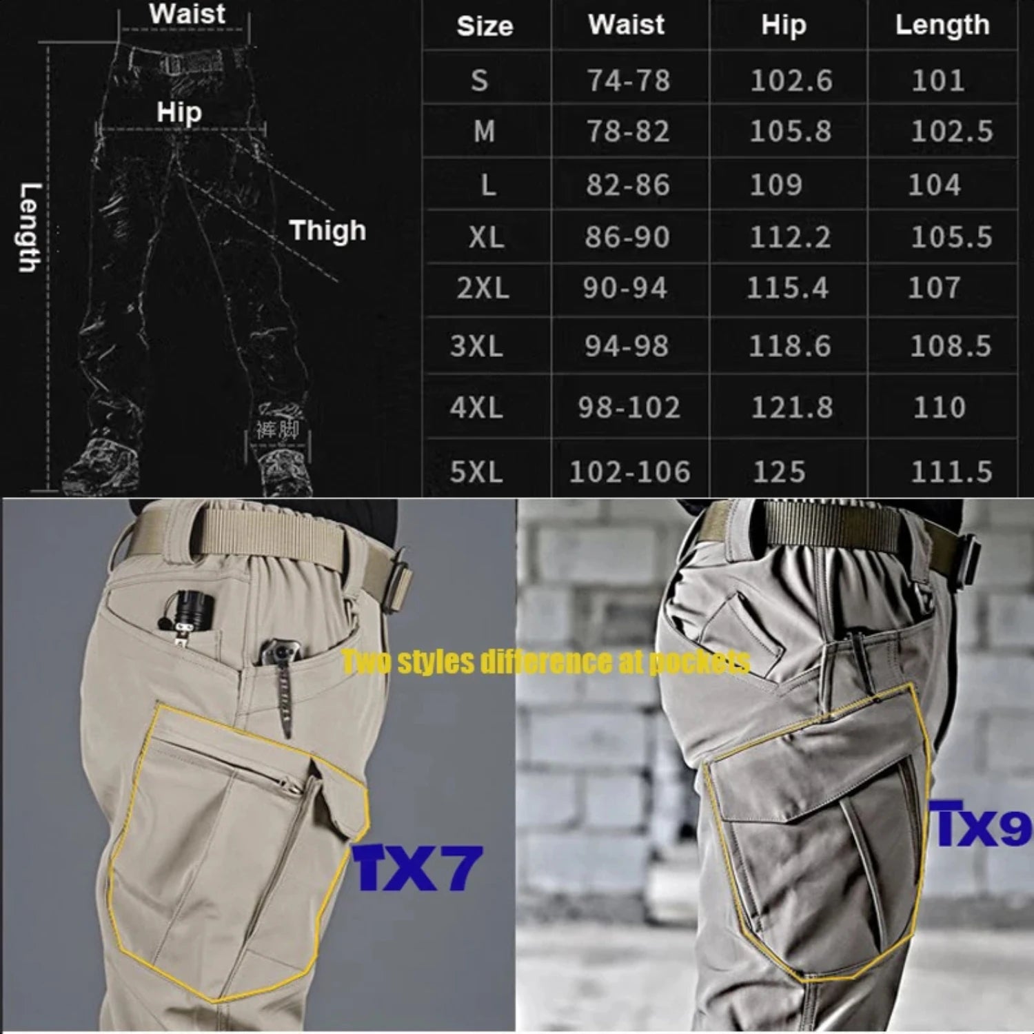 Men's Tactical Combat Gargo Elastic Camping Hiking Trekking Climbing Outdoor Trousers Spring Autumn  Quick Dry Pants