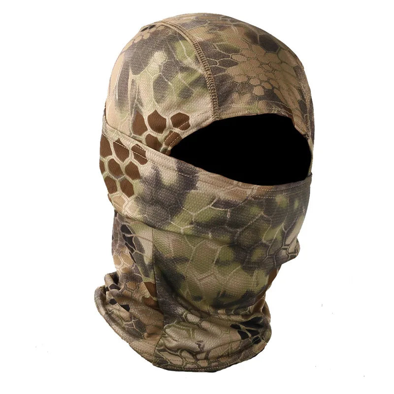 Camouflage Balaclava Hat Cycling Full Face Mask Outdoor Sports Hunting Hiking Ski Mask motorcycle Helmet Inner Cap  ﻿