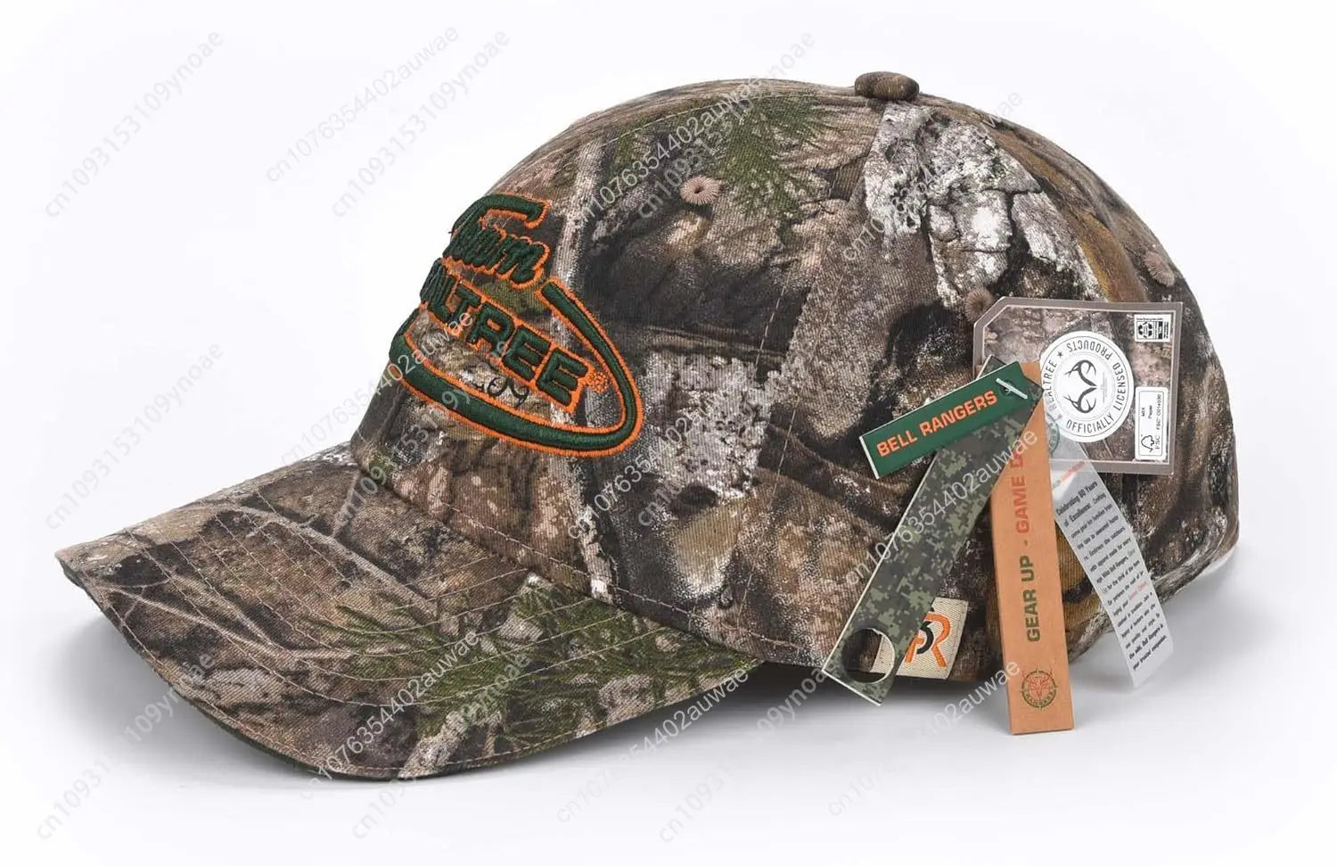 Realtree APX Camo Baseball Cap Hat 100% Cotton Twill (Peached) Men Woman Outdoor Casual Party Headwear Unisex