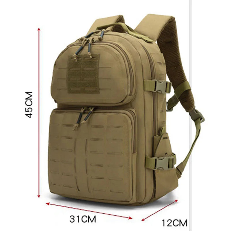 Outdoor Tactical Hiking Backpack Men High Capacity Camping Bag Multifunctional Sports Travel Knapsack Hunting Climbing Rucksacks