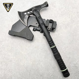 Outdoor Hammer Tactical Axe Set Quick Draw Self Defense Survival Equipment Camp Engineer Axe Steel Reinforced Hand Axe