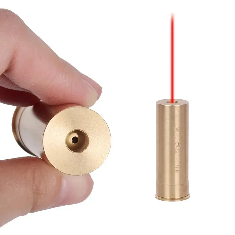 Tactical Red Laser Bore Sighter Boresighter 7MM 8MM .38 .45 .222 5.45x39 .303 7.62x39 7x57R 300WIN 6.5mm Bullet Snap Caps