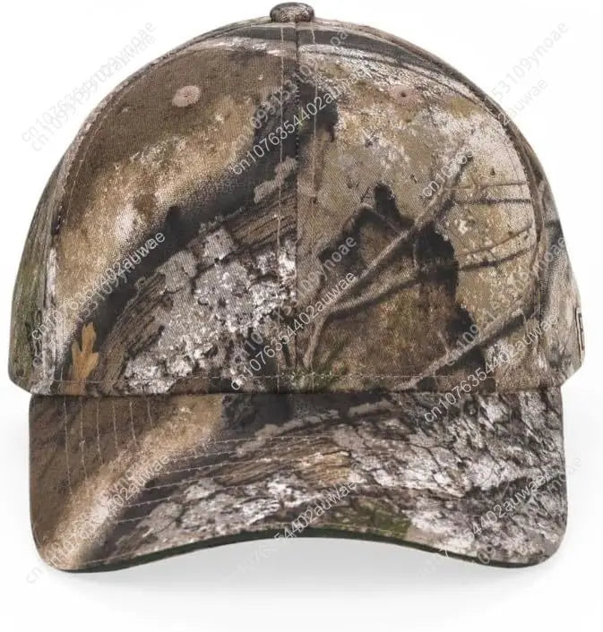 Realtree APX Camo Baseball Cap Hat 100% Cotton Twill (Peached) Men Woman Outdoor Casual Party Headwear Unisex