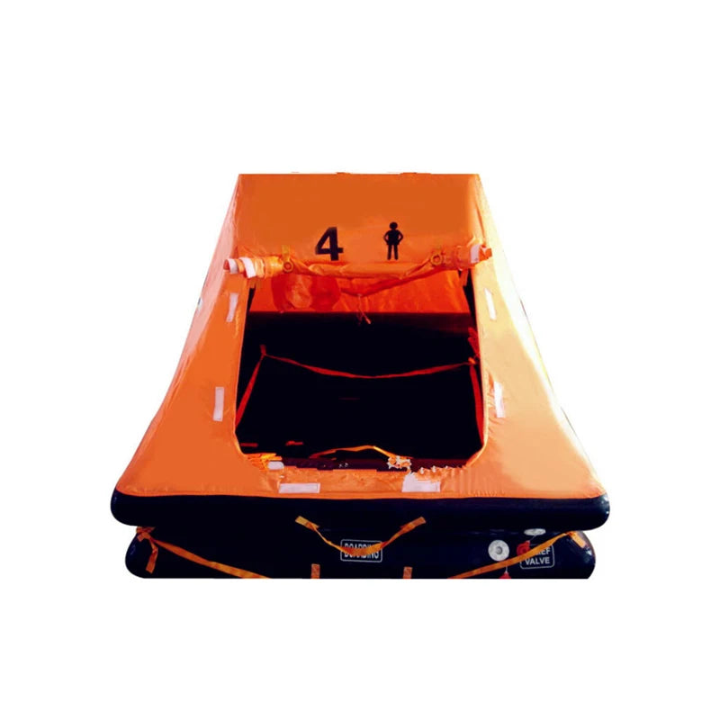 Solas 4 Persons Throw-over Type Inflatable Life Raft For Yacht