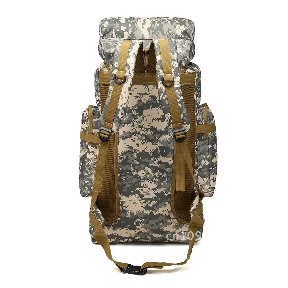 Outdoor Camouflage Men's Backpack, Large Space Waterproof Outdoor Military Backpack, Men's Travel Backpack, Hiking Backpack