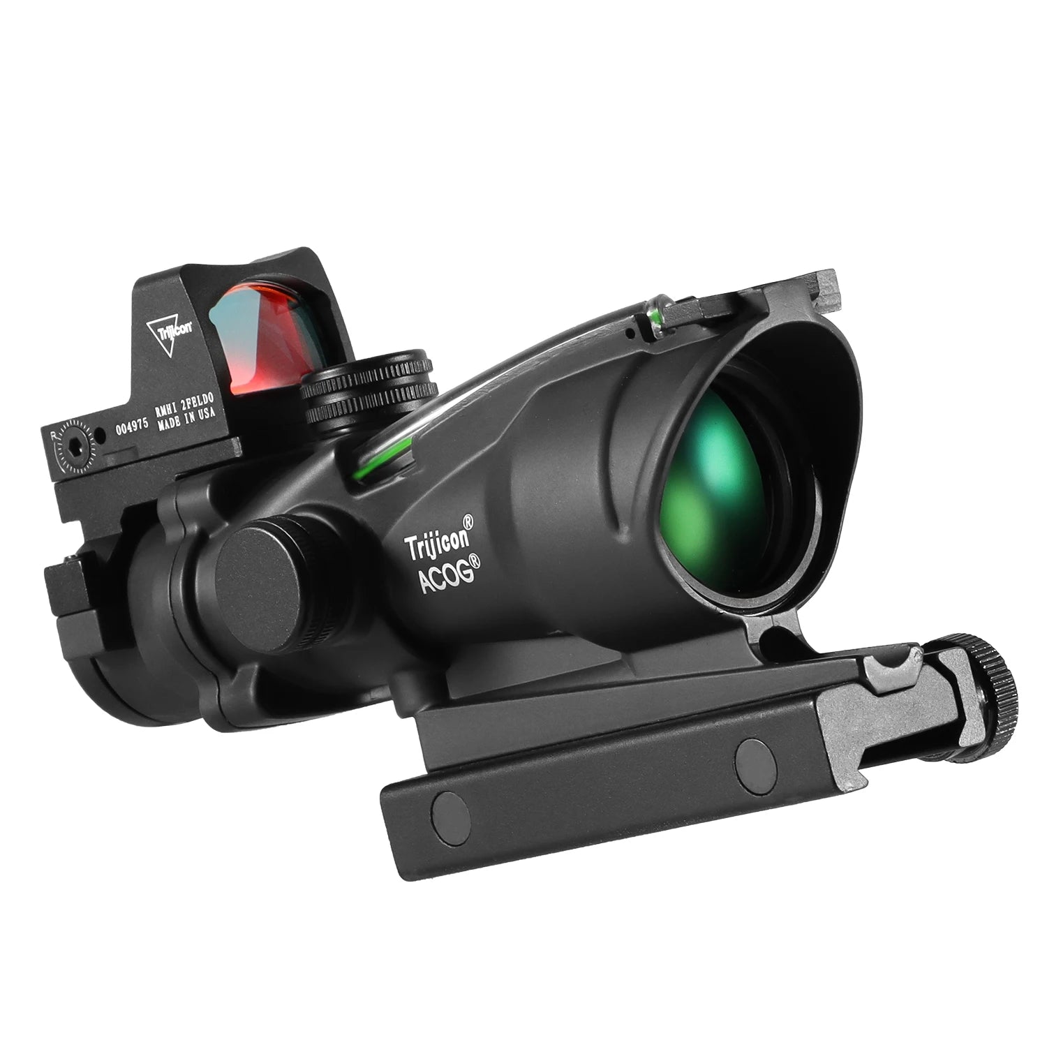 Adjustable 4x32 Red Dot 1x  4x Scope RMR Red Dot Tactical Scope 20mm Rail Scope for Glock Hunting