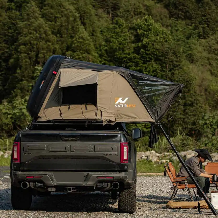 Rooftop Tent Hard Shell, Naturnest Rooftop Tent Roof Top Tent Camping Hardshell Rooftop Tents For Camping Overland Tent For Jeep