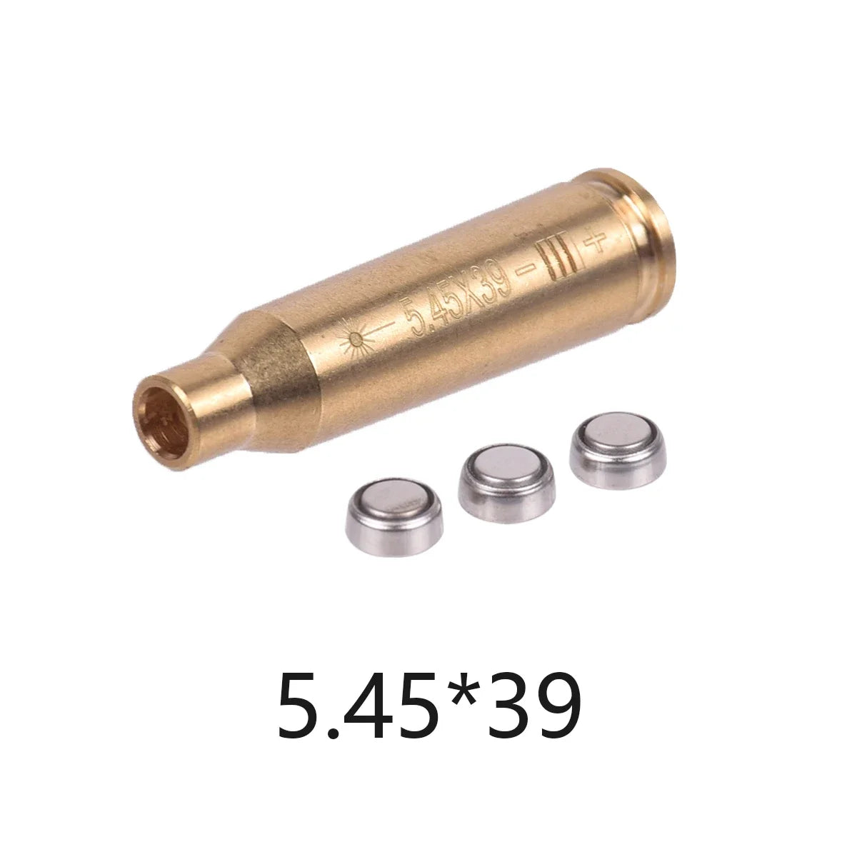 Tactical Red Laser Bore Sighter Boresighter 7MM 8MM .38 .45 .222 5.45x39 .303 7.62x39 7x57R 300WIN 6.5mm Bullet Snap Caps