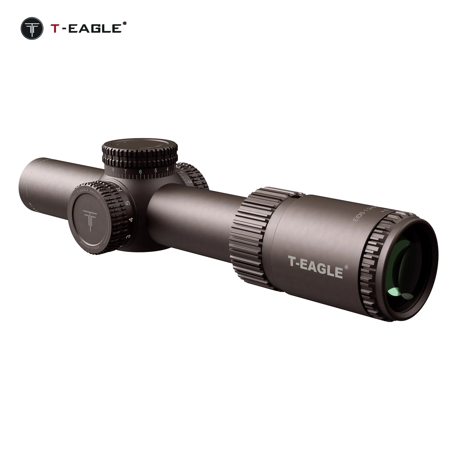 T-EAGLE EOS 1.2-6 X24 IR Tactical Riflescope Spotting Scope for Rifle Hunting Optical Collimator Air Gun Sight Red Green Light