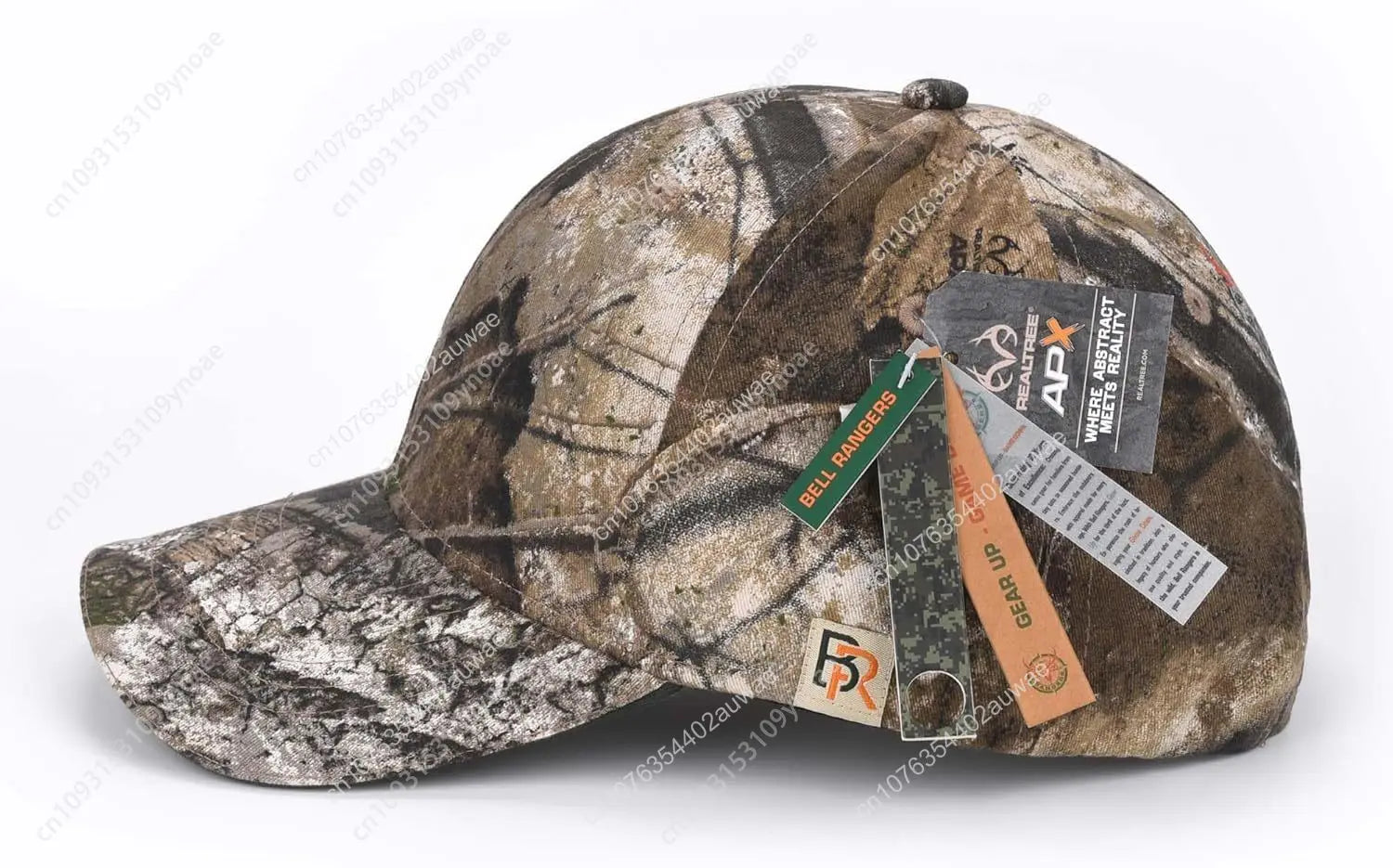 Realtree APX Camo Baseball Cap Hat 100% Cotton Twill (Peached) Men Woman Outdoor Casual Party Headwear Unisex