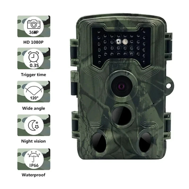 Hunting Trail Camera Night Vision Wildlife Camera With Motion Activated Outdoor Trail Camera Trigger Wildlife Scouting