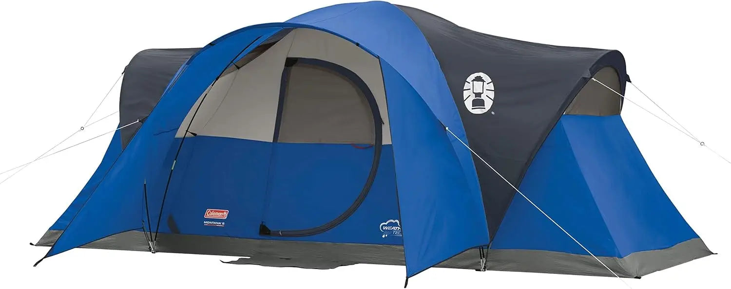 Coleman Montana Camping Tent, 6/8 Person Family Tent with Included Rainfly, Carry Bag, and Spacious Interior, Fits Multiple Quee