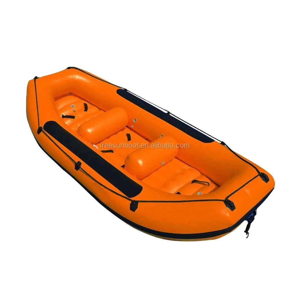 Inflatable Boat Lifeboat Life Raft Whitewater Rescue River Lake Rowing Boat With Motor Big Large High Quality Waterplay Crafts