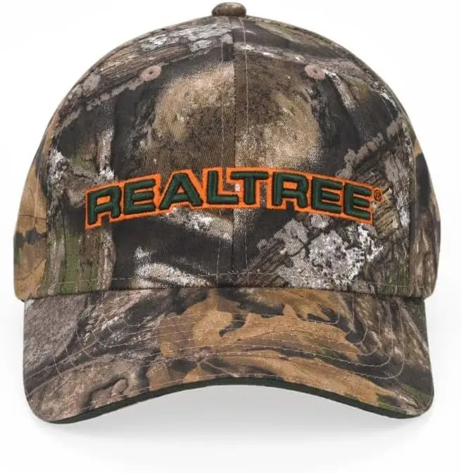 Realtree APX Camo Baseball Cap Hat 100% Cotton Twill (Peached) Men Woman Outdoor Casual Party Headwear Unisex