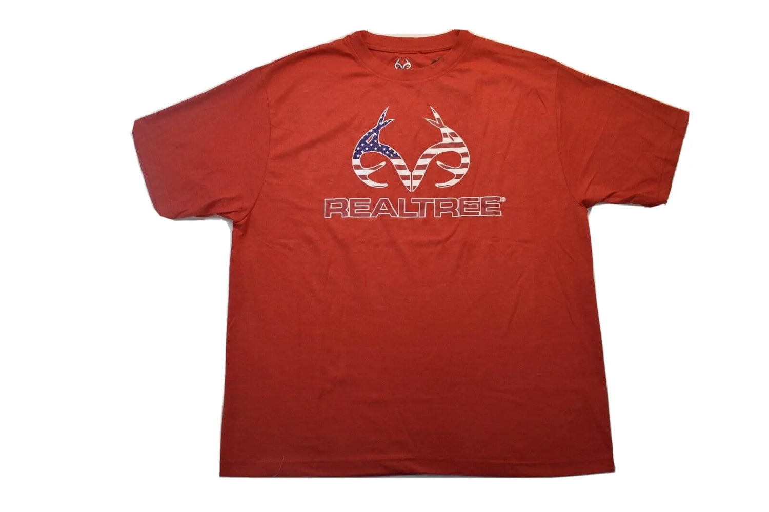 Real Tree Mens Realtree Patriotic Antler Red T Shirt Nwt M Xl