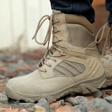 Men Tactical Boots Hiking Shoes Combat Size 39-47 Non-slip Wear-resistant Comfortable Shoes 2024 Men Boots