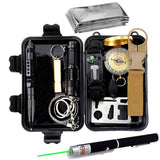 Survival Kit military Camping Multifunction Defense Equipment First Aid SOS for Wilderness Adventure With knife Thermal Blanket