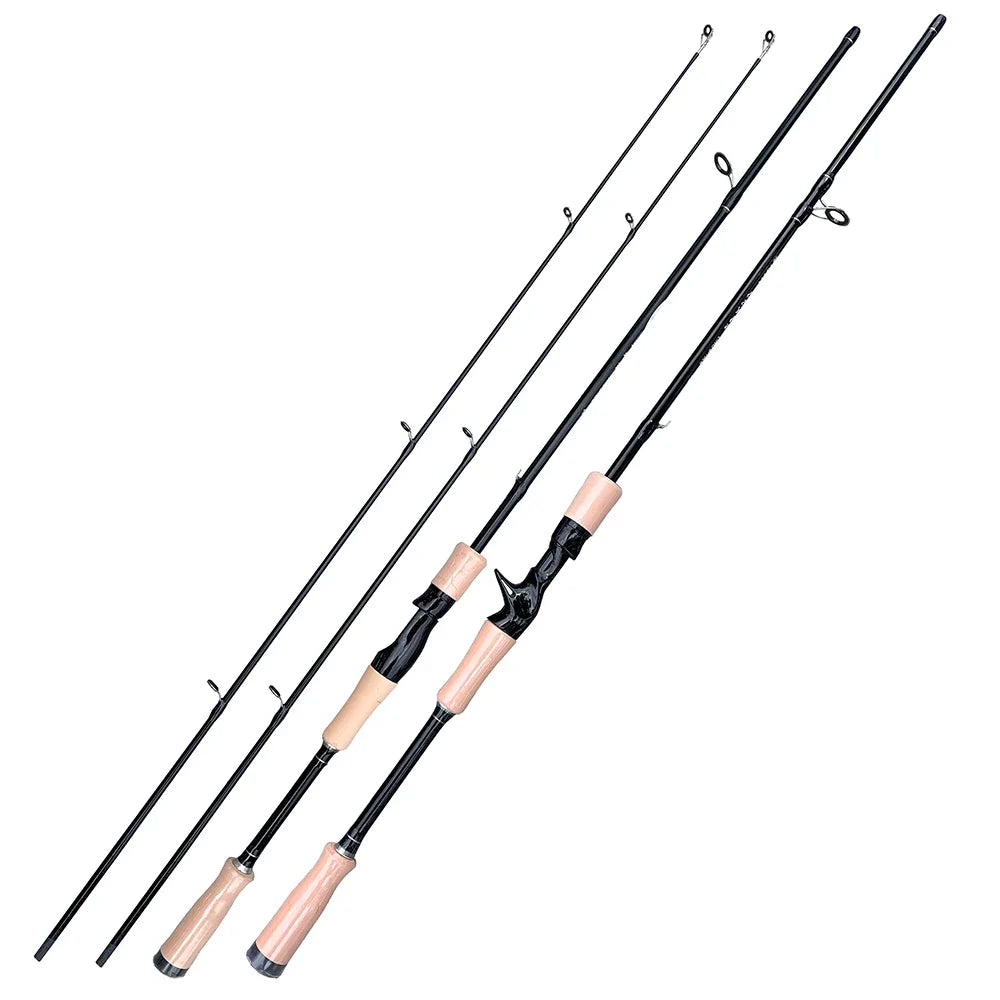 ML Fishing Spinning Rod 8-25g Solid Tip Ultralight Carbon Casting Fishing Rod For Trout Bass