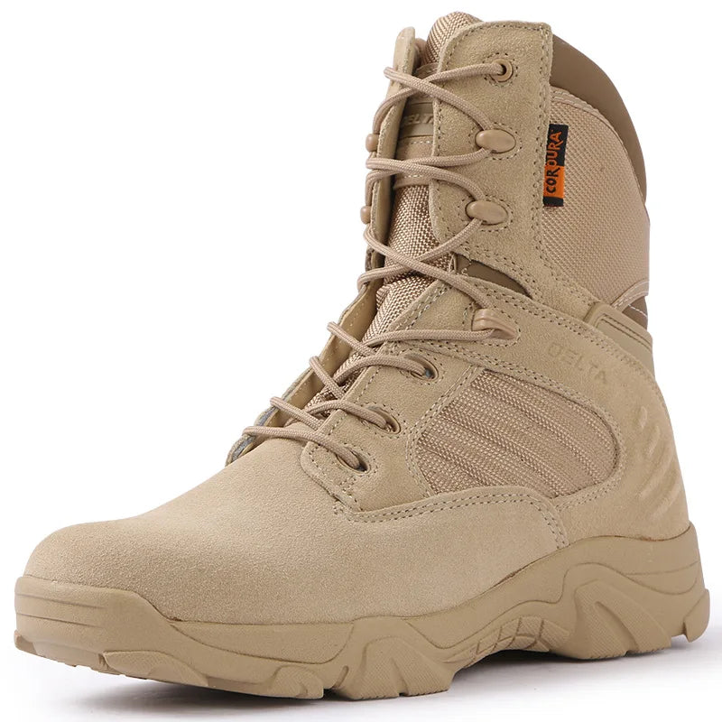 New lightweight Delta high top combat boots tactical boots hiking shoes Special Force outdoor wear-resistant desert boots winter