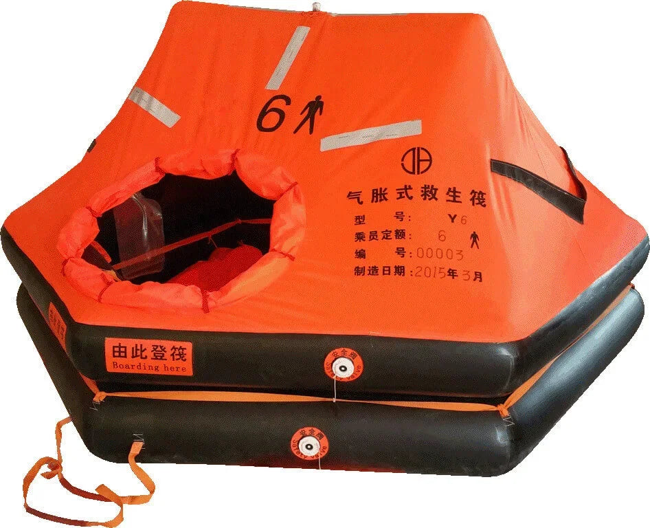 6 8 10 20 25 person Waterproof Neoprene Inflatable Floating Island Lake River marine rescue liferaft Life Raft