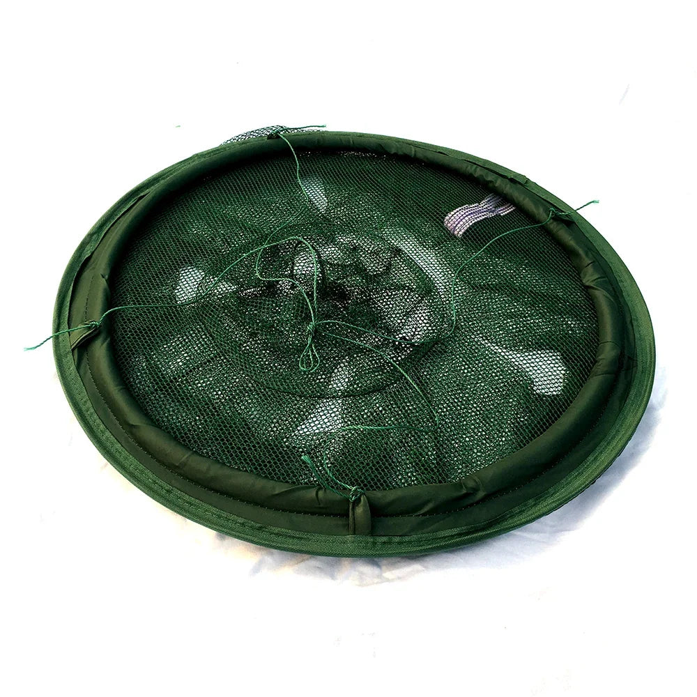 New Hot sale Portable Mesh Minnow Foldable Fishing Trap Baits Cast Net Crab Fish Shrimp Minnow 6/7/8 entrances