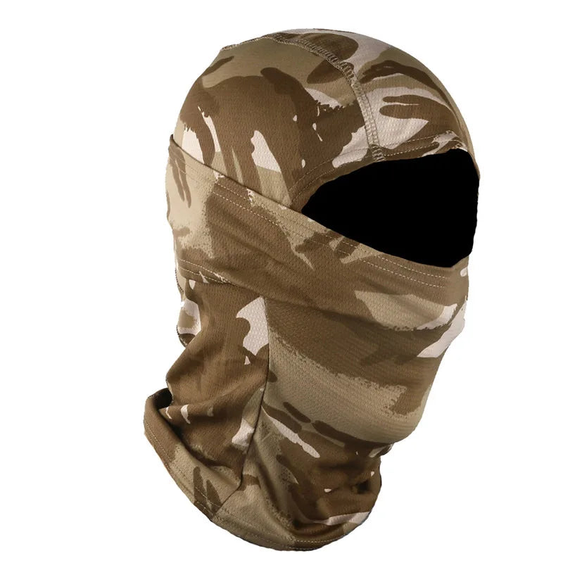 Camouflage Balaclava Hat Cycling Full Face Mask Outdoor Sports Hunting Hiking Ski Mask motorcycle Helmet Inner Cap  ﻿