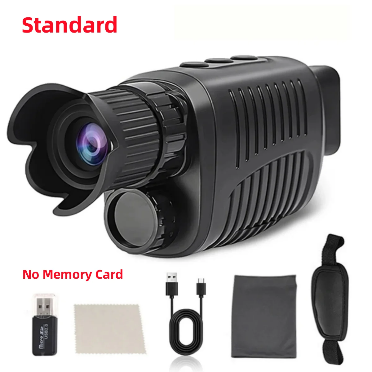 Monocular Night Vision Device 1080P HD Infrared Camera 5X Digital Light Zoom Hunting Telescope Outdoor Search Full Darkness 300m