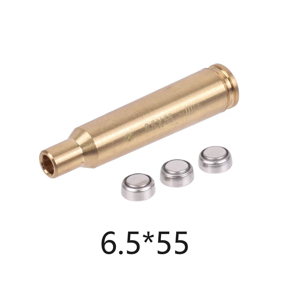 Tactical Red Laser Bore Sighter Boresighter 7MM 8MM .38 .45 .222 5.45x39 .303 7.62x39 7x57R 300WIN 6.5mm Bullet Snap Caps