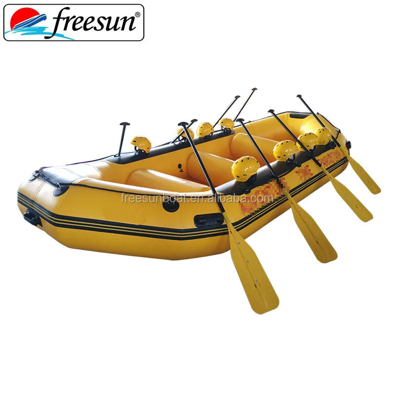 Inflatable Boat Lifeboat Life Raft Whitewater Rescue River Lake Rowing Boat With Motor Big Large High Quality Waterplay Crafts