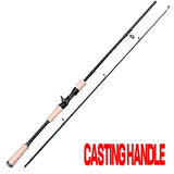 ML Fishing Spinning Rod 8-25g Solid Tip Ultralight Carbon Casting Fishing Rod For Trout Bass