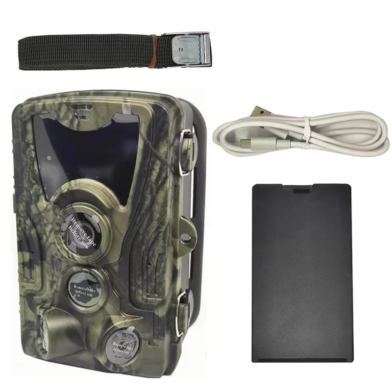 Outdoor Hunting Camera With 5000Mah Lithium Battery 16MP 1080P Trail Camera IP65 Photo Traps 0.3s 940nm Wild Camo Camera