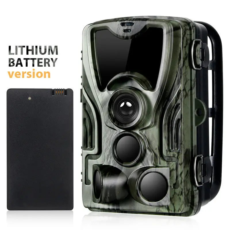 Outdoor Hunting Camera With 5000Mah Lithium Battery 16MP 1080P Trail Camera IP65 Photo Traps 0.3s 940nm Wild Camo Camera