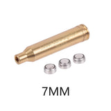 Tactical Red Laser Bore Sighter Boresighter 7MM 8MM .38 .45 .222 5.45x39 .303 7.62x39 7x57R 300WIN 6.5mm Bullet Snap Caps