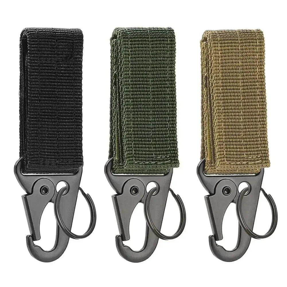 Outdoor Tactical Backpack Accessories Crochet Strap Buckles and Woven Strap Buckles 2 Pieces