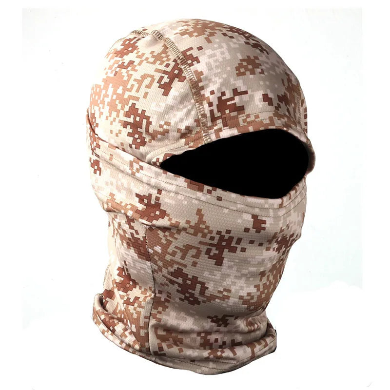 Camouflage Balaclava Hat Cycling Full Face Mask Outdoor Sports Hunting Hiking Ski Mask motorcycle Helmet Inner Cap  ﻿