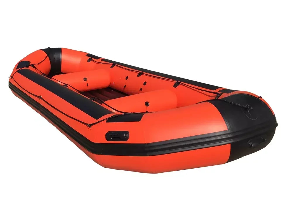 wholesale Heavy duty double floor river sea rescue boat whitewater rafting 5678 passager inflatable raft boat