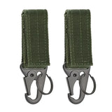 Outdoor Tactical Backpack Accessories Crochet Strap Buckles and Woven Strap Buckles 2 Pieces