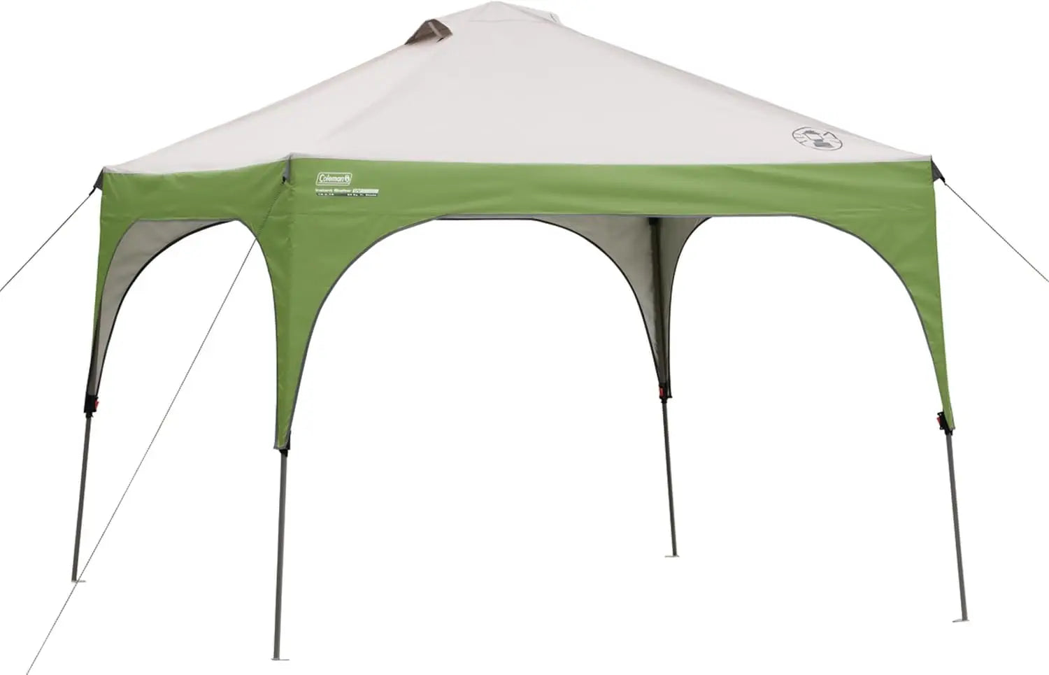 Coleman Canopy Sun Shelter with Instant Setup, Sun Shelter with Wheeled Carry Bag Sets Up in About 3 Mins, 7x5ft, 10x10ft, or 12