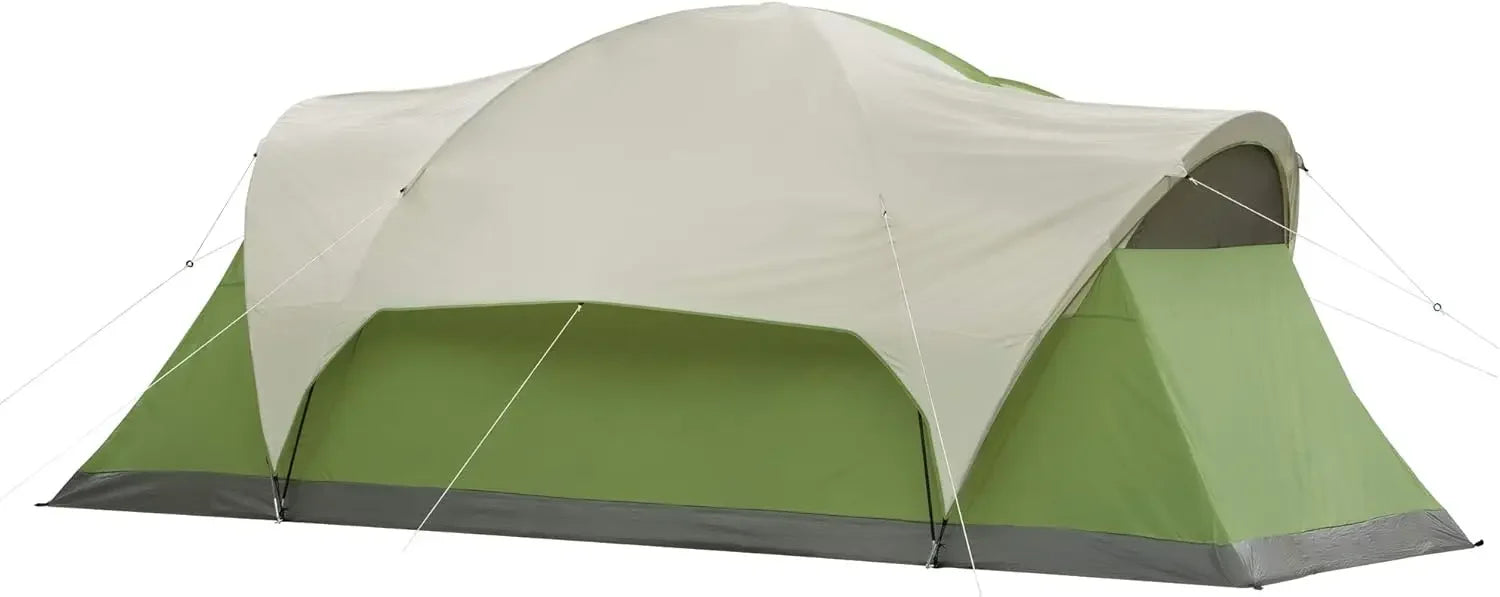 Coleman Montana Camping Tent, 6/8 Person Family Tent with Included Rainfly, Carry Bag, and Spacious Interior, Fits Multiple Quee