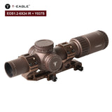 T-EAGLE EOS 1.2-6 X24 IR Tactical Riflescope Spotting Scope for Rifle Hunting Optical Collimator Air Gun Sight Red Green Light