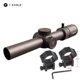 T-EAGLE EOS 1.2-6 X24 IR Tactical Riflescope Spotting Scope for Rifle Hunting Optical Collimator Air Gun Sight Red Green Light